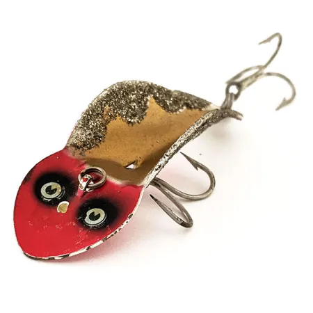 Buck Perry Spoonplug Lepel, Rood/Wit/Goud, 10g, #11300