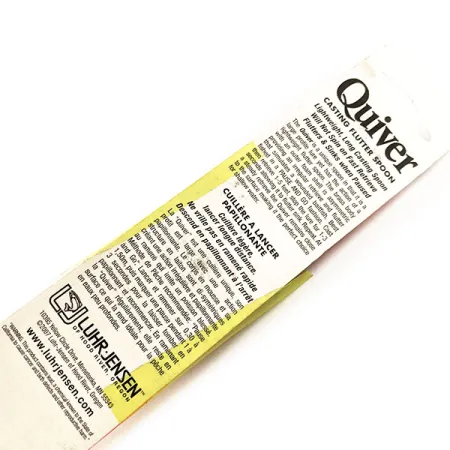 Luhr Jensen Quiver Lepel, Silver / Orange Stripe, 39g, #11306