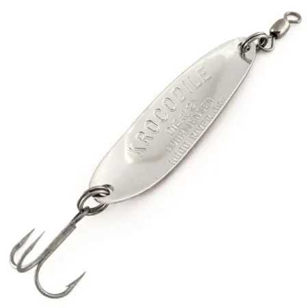 Luhr Jensen Krocodile Die #3 Lepel, Rood/Wit, 10g, Verre Worpen, #11315