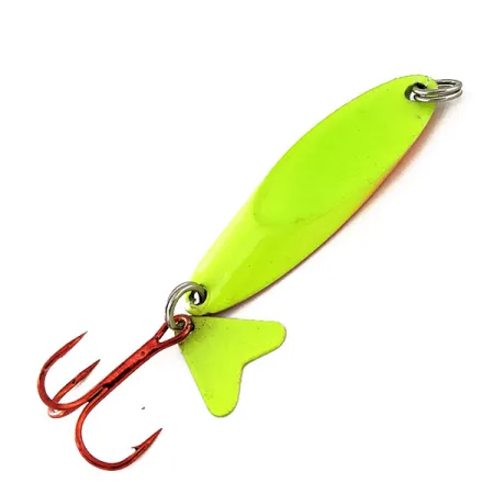 Northland Macho Minnow Jig, Chartreuse/Regenboogvis, 17g, UV, #11325