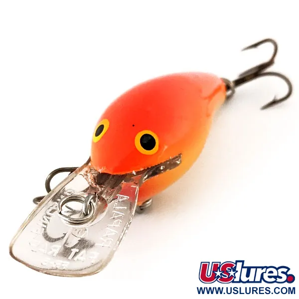 Rapala Fat Rap FR 5 Plug, Oranje, 8,8g, Balsa-Plug, #11326