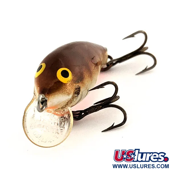 Rapala Mini Fat Rap 30 Plug, Brown Tiger, 4g, Balsa, #11328