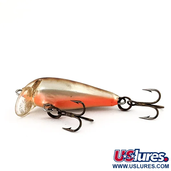 Rapala Mini Fat Rap 30 Plug, Brown Tiger, 4g, Balsa, #11328