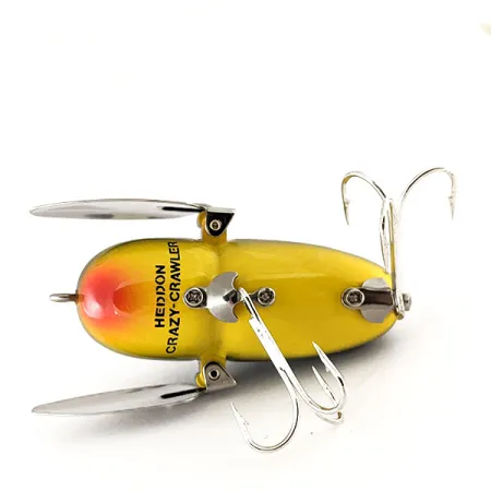 Heddon Crazy Crawler Topwater Kunstaas, Frog, 14g, Metalen Vleugels, #11334