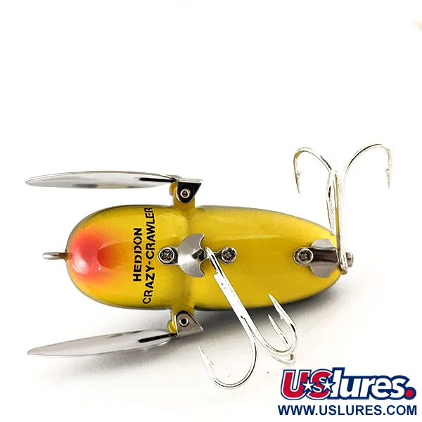 Heddon Crazy Crawler Topwater Kunstaas, Frog, 14g, Metalen Vleugels, #11334