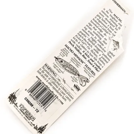 Northland Macho Minnow Lepel, Nikkel, 14g, KickerTail, #11341