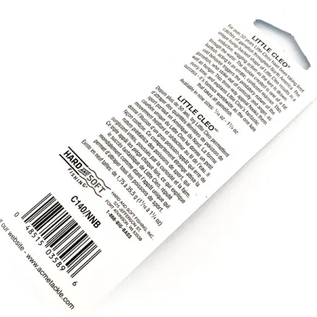 Acme Little Cleo Lepel, Nikkel / Blauw, 7g, Vintage, #11346