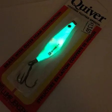 Luhr Jensen Quiver Glow Lepel, Multicolor Glow, 7g, Messing, #11350