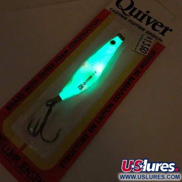 Luhr Jensen Quiver Glow Lepel, Multicolor Glow, 7g, Messing, #11350