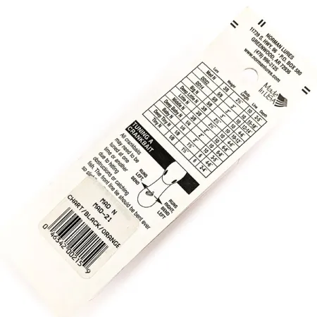 Norman Mad N Plug, Chartreuse/Zwart/Oranje, 11g, Vintage, #11352