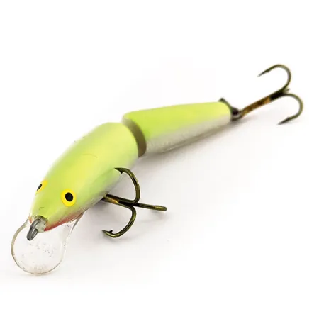 Rapala Jointed J7 Plug, Chartreuse, 4g, Balsahout, #11373