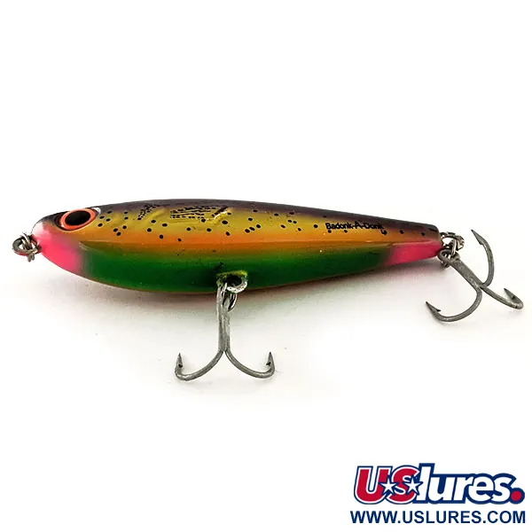 Bomber Badonk-A-Donk Low Pitch Topwater, Rainbow Trout, 14g, #11384