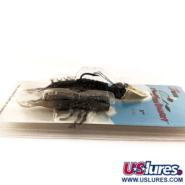 Z-Man Chatter Shrimp Chatterbait, Zwart / Glitter, 14g, Weedguard, #11403