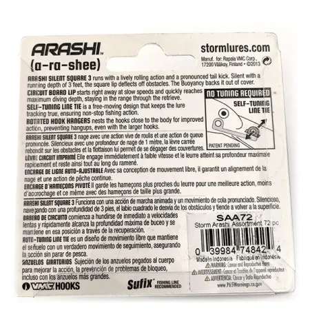 Storm Arashi Silent Square 3 UV, Mossy Chartreuse Craw, 14g, #11413