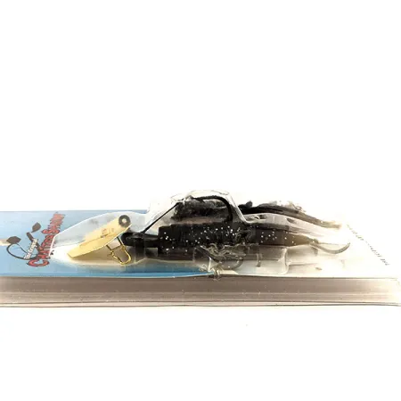 Z-Man Chatter Shrimp Chatterbait, Zwart / Glitter, 14g, Weedguard, #11419