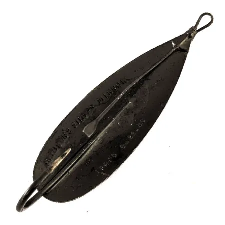 Johnson Silver Minnow Weedless, Zwart, 21g, Lepel, #11431