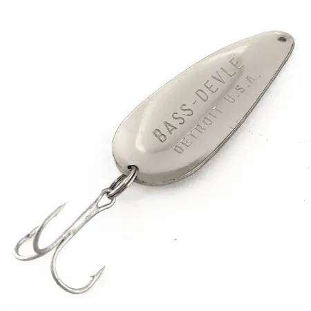 Dardevle Bass-Devle Lepel, Nikkel, 12g, Waggelende actie, #11446