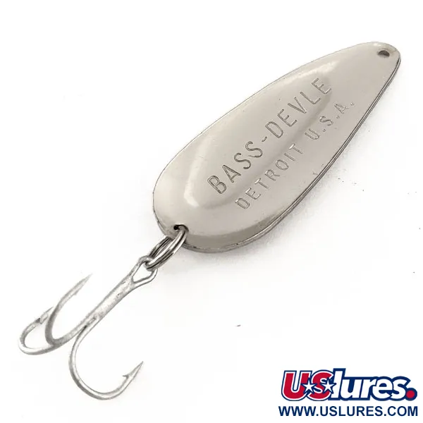 Dardevle Bass-Devle Lepel, Nikkel, 12g, Waggelende actie, #11446