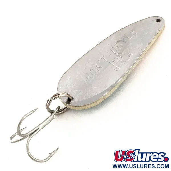 Eppinger Dardevle Rok't Devle Imp Lepel, Parelmoer/Nikkel, 21g, #11447