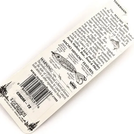 Northland Macho Minnow Jig, Regenboog zilver, 14g, KickerTail, #11456