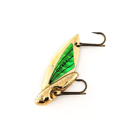 Reef Runner Cicada Blade, Goud / Groen, 6g, Glow-vleugel, #11458