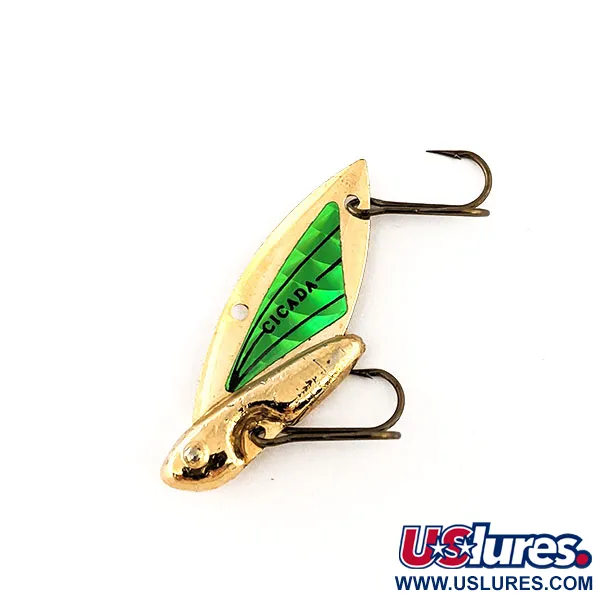 Reef Runner Cicada Blade, Goud / Groen, 6g, Glow-vleugel, #11458