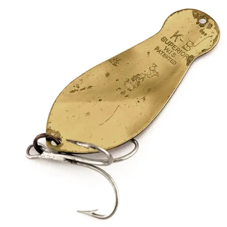 K-B Bait K-B Spoon 3 Lepel, Rood / Wit / Messing, 25g, Messing, #11472