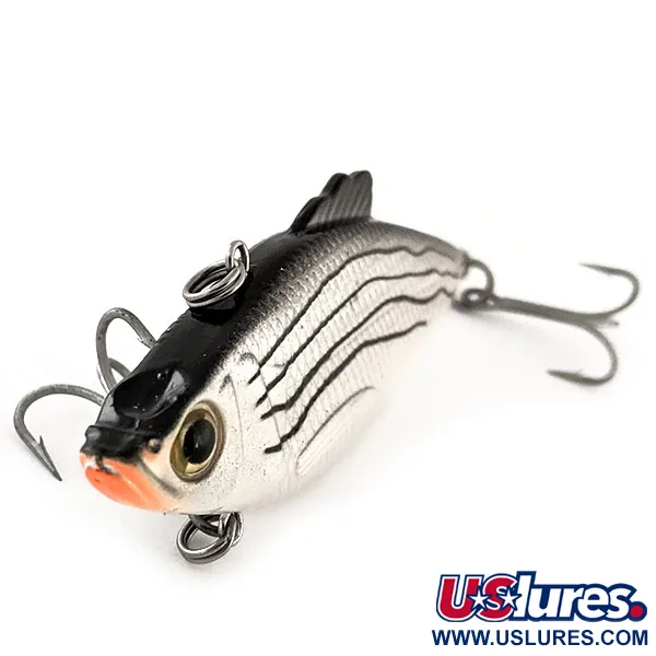 Bass Pro Shops XTS Rattle Shad Lipless, Zilver, 10g, zinkend, #11474