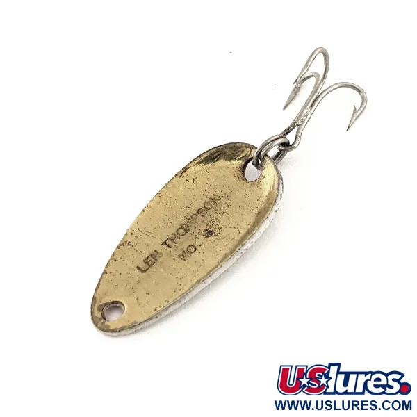 Len Thompson #6 Lepel, Rood/Wit/Messing, 3,5g, Klassieker, #11497