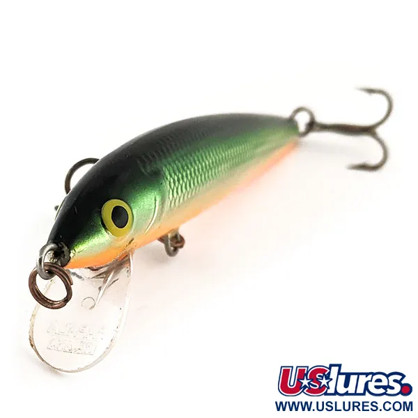 Rapala Husky Jerk 10 Plug, Goud/Groen, 10g, Suspending, #11517