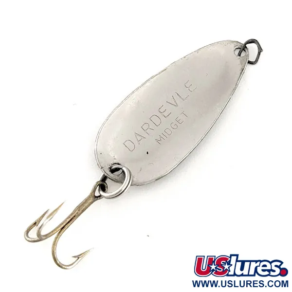 Eppinger Dardevle Midget Trout Lepel, Frog, 2,5g, Zilveren rug, #11531