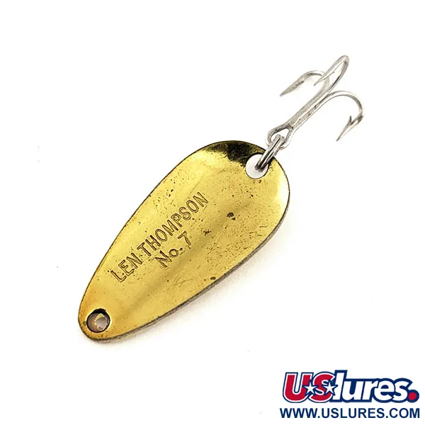 Len Thompson #7 Lepel, Five of Diamonds, 5g, Messing Achterzijde, #11533