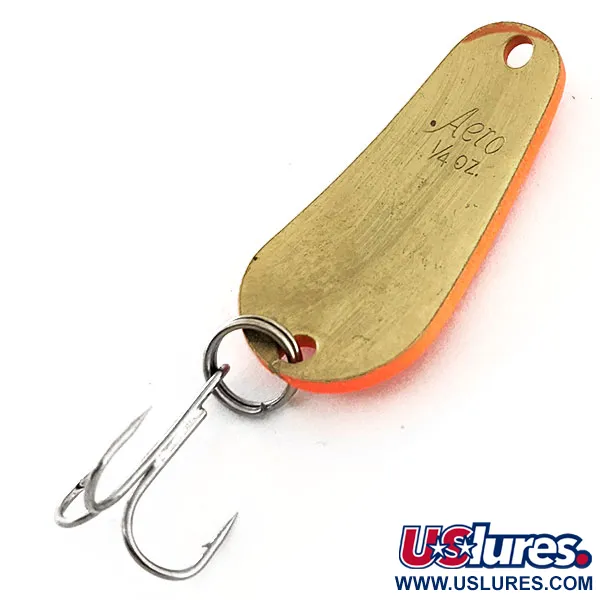 Aeroplane Spinner Aero UV Lepel, Fluorescerend Oranje / Goud, 7g, UV, #11619