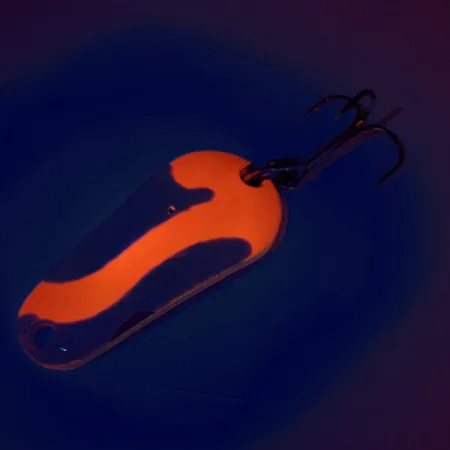 Aeroplane Spinner Aero UV Lepel, Wit / Oranje / Goud, 7g, UV, #11537