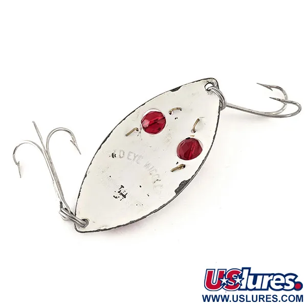 Hofschneider Red Eye Wiggler Lepel, Rood/Wit, 25g, Glasogen, #11541