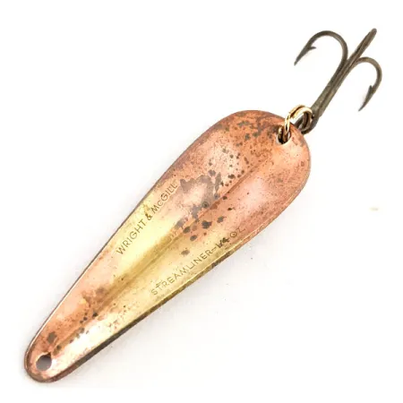 Wright & McGill Streamliner Lepel, Brons, 7g, Vintage, #11544