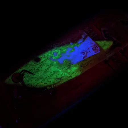 Strike King Diamond Shad UV Ratelplug, Chartreuse, 14g, UV-Coating, #11551