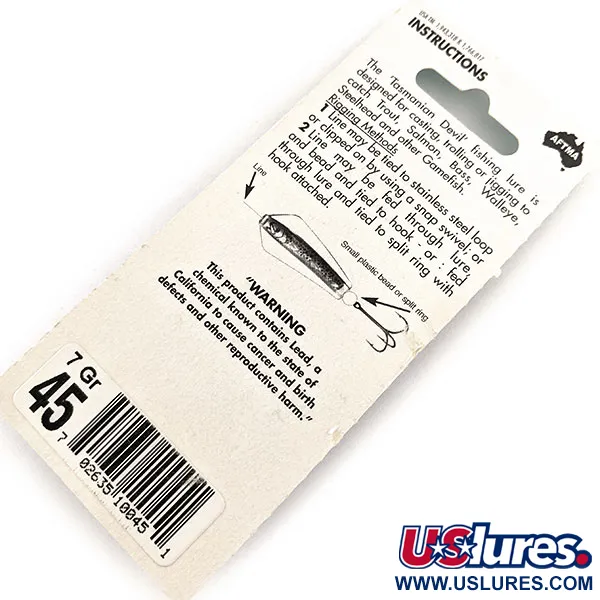 Wigston's Lures Little Tasmanian Devil Lepel, Rainbow Trout, 7g, #11568