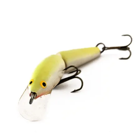 Rapala Jointed J9 Gedeelde Plug, Chartreuse, 7g, Balsa, #11572