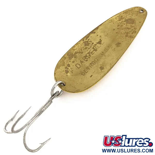 Eppinger Dardevle Lepel, Five of Diamonds, 28g, Messing, #11583