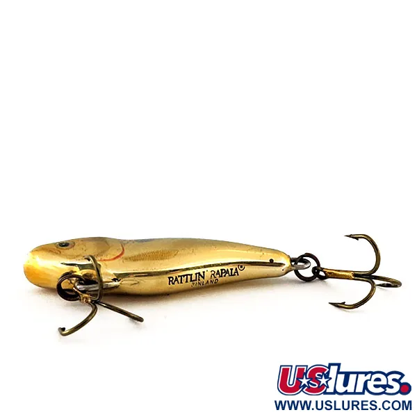 Rapala Rattl'n RAP 05 Lipless Crankbait, Goud/Groen, 6g, #11602