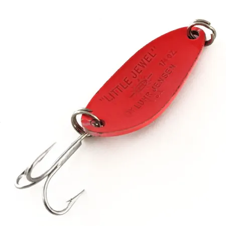 Luhr Jensen Little Jewel UV Lepel, Rood, 7g, UV-actief, #11626