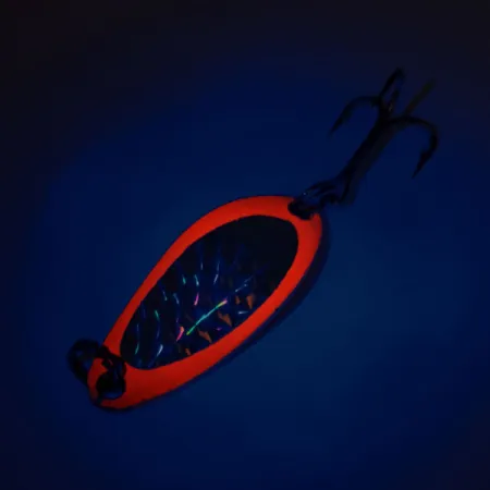 Luhr Jensen Little Jewel UV Lepel, Rood, 7g, UV-actief, #11626