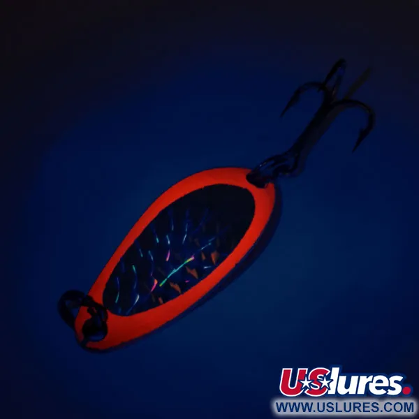 Luhr Jensen Little Jewel UV Lepel, Rood, 7g, UV-actief, #11626