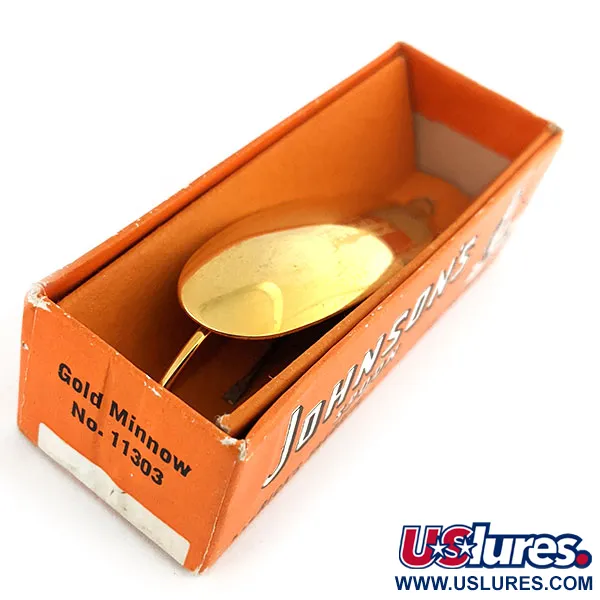 Weedless Johnson Silver Minnow Lepel, Goud, 21g, verguld, #11648