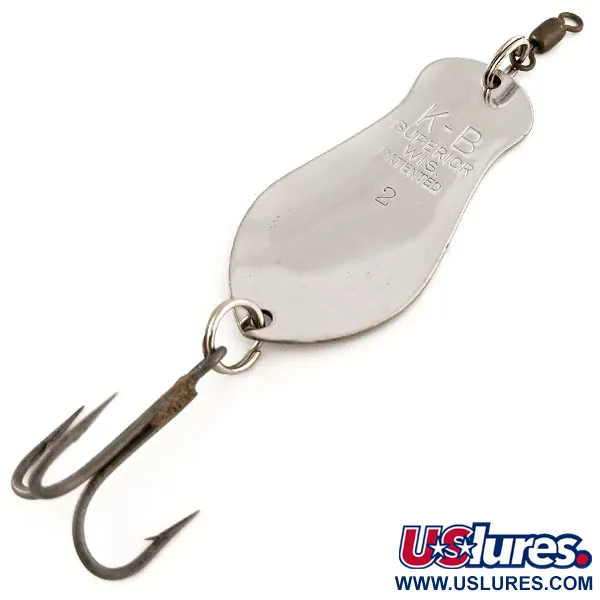 K-B Bait K-B Spoon 2 Lepel, Nikkel, 14g, Vintage, #11654