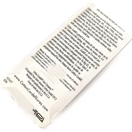 Cotton Cordell TH Spot Lipless Plug, Red Crawdad, 14g, #11697