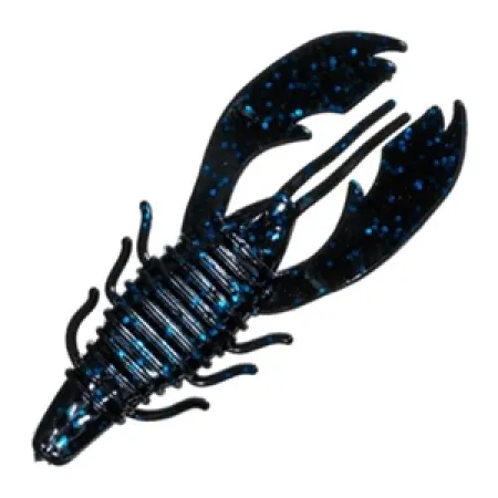 Berkley Havoc Craw Fatty Softbait, Black Blue Fleck, 10cm, #11699