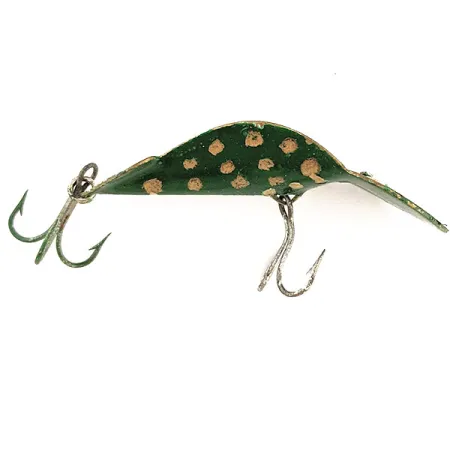 Buck Perry Spoonplug, 10g, Wit / Groen / Lichtblauw, Lepel #11700