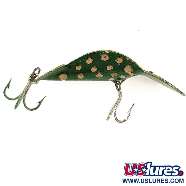 Buck Perry Spoonplug, 10g, Wit / Groen / Lichtblauw, Lepel #11700